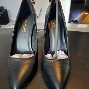 Anne Michelle Heels With Gold Link Strap